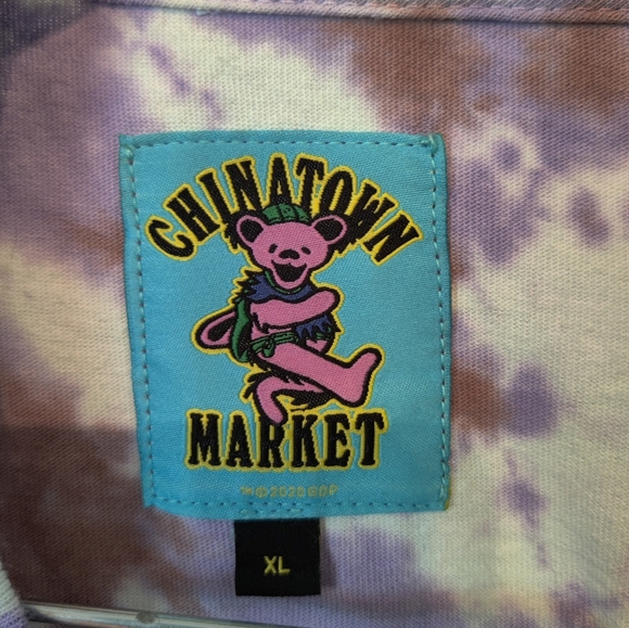 Grateful Dead X Chinatown Market tie dye T-shirt. sz XL - Picture 2 of 5